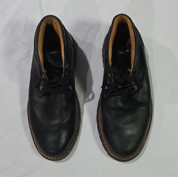 Boston Boot Co Commonwealth Chukka Black Leather Waterproof Work Boots. 7.5 Boston Boot Co Commonwealth Chukka Black Leather Waterproof  main image 3